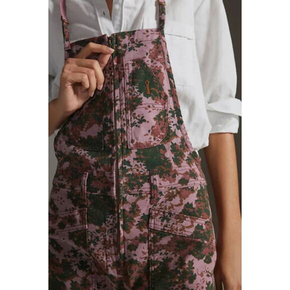 New Anthropologie Pilcro Painters Overalls $180 SIZE 25 Mauve - Picture 3 of 6